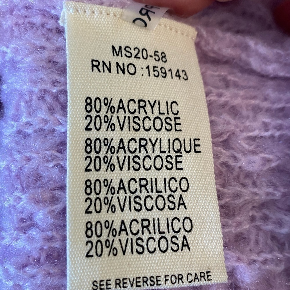 FRNCH Norhen Sweater in Lavender Size M/L NWT - Picture 8 of 11